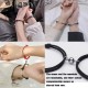 Gift For Valentine's Day 2PCS Couple Magnetic Bracelet Set Mutual Attraction Rope Braided Bracelets Adjustable Charm Couple Jewelry Set For Women Men